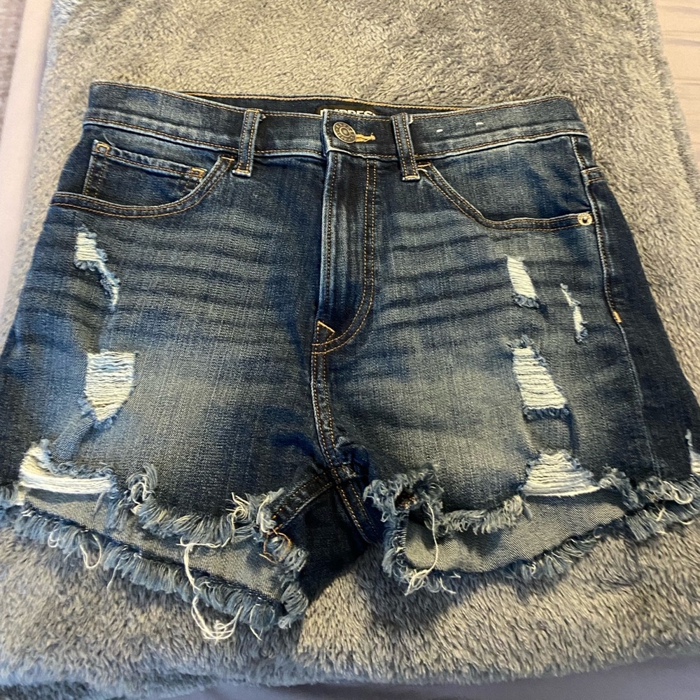 Express jean shorts